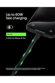 Belkin BoostCharge Örgülü USB-C Hızlı Şarj Kablosu iPhone 15, Galaxy S24, iPad, MacBook için - 1m, Siyah - 2