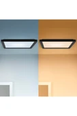Wiz Siyah Akıllı Sıva Üstü RGB Kare Panel Tavan Armatürü 17W - 3