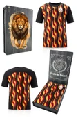 Galatasaray Orijinal Lisanslı Sıfır Yaka Siyah Antrenman T-Shirt Gs Aslan Baskılı Hediyelik Ahşap Kutulu thumbnail 1