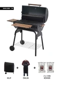 Cheffi Grillord-75 Kömürlü Barbekü Mangal (ÖNLÜK, KILIF VE 2X2KG KÖMÜR HEDİYELİ) - 1