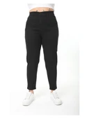 Kadın Büyük Beden Pileli Mom Jean Pantolon C600 - 3