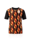 Galatasaray Orijinal Lisanslı Sıfır Yaka Siyah Antrenman T-Shirt + Şal Kaşkol Set Hediyelik Ahşap Kutulu thumbnail 2