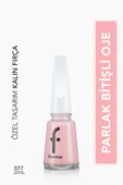 Flormar Klasik Parlak Bitişli Yüksek Pigmentli Oje-nail Enamel- 077 Lıght Pınk New - 1