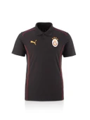 Galatasaray Orijinal Lisanslı Polo Yaka Siyah Antrenman T-Shirt + Şal Kaşkol Set Hediyelik Ahşap Kutulu thumbnail 2