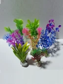 4'lü Plastik Akvaryum Bitkisi 10 cm - 1