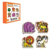 KAL-1019-1020 Chiva, Ahşap İp Geçirme- Safari Hayvanlar thumbnail 1