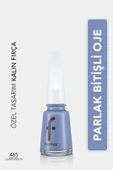 Flormar Parlak Oje (MAVİ) - Nail Enamel - 465 Cookie Monster - 1