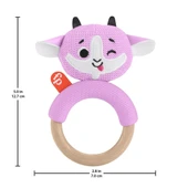 Fisher Price Bebek Örgü Dişlik Seti Keçi GRR04 - Mor RENK - 3
