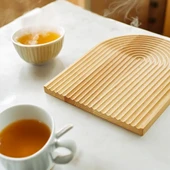 Moxo Creative Ahşap Gökkuşağı Dekoratif Sunumluk/Tepsi - 1