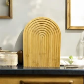 Moxo Creative Ahşap Gökkuşağı Dekoratif Sunumluk/Tepsi - 2