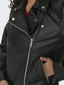 Only Mılle Faux Suni Deri Kadın Ceket 15357332 - 6