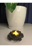 Gül Tasarımlı Tealight Mumluk thumbnail 1