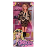 WG-115519-20 Kürk Ceketli Elbiseli Bebek 29 cm  -Vardem Oyuncak thumbnail 1