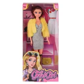 WG-115519-20 Kürk Ceketli Elbiseli Bebek 29 cm  -Vardem Oyuncak thumbnail 3