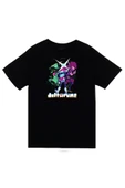 fame-stoned Deltarune – Oyun Baskılı Unisex %100 Pamuk Siyah T-shirt thumbnail 1