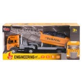 KLX800-241-42-43-44 Işıklı Müzikli İnşaat Tırı 1:24 -Vardem Oyuncak thumbnail 4