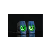 Classone X1 Black Rgb Işıklı  Gaming  Usb Hoparlör Mavi - 4