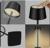 CATA İstanbul Şarjlı Masa Lambası Dokunmatik SİYAH 3 Renk Işık Beyaz-Günışığı-Amber - 2