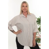 KADIN BÜYÜK BEDEN GÖMLEK thumbnail 3