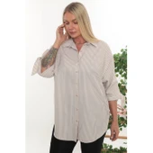 KADIN BÜYÜK BEDEN GÖMLEK thumbnail 1