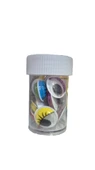 PUTI RENKLI OYNAR GOZ 15 MM  TUP  11448 - 1