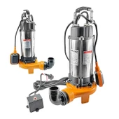 IBELTECH V1300DF 2 inç 1.5 Hp Bıçaklı Foseptik Dalgıç Pompa Kirli Su Dalgıç Pompa 1300w Parçalayıcı - 1