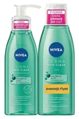 Nivea Derma Skin Clear Sivilce Karşıtı Yüz Temizleme Jeli 150 Ml + Tonik 200 Ml Salisilik Asit (BHA) - 1