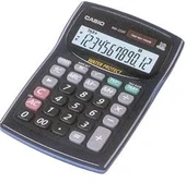 Casio WM-220MS-BU 12 Hane Mavi Suya-Toza Dayanıklı Masa Üstü Hesap Makinesi thumbnail 5