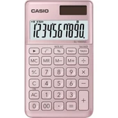 Casio SL-1000SC-PK Cep Tipi 10 Hane Pembe Hesap Makinesi thumbnail 3