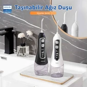 Waterpulse V580 Water Flosser Taşınabilir Şarjlı Masajlı Diş/Protez Bakım ve Ağız Duşu-Mavi - 4