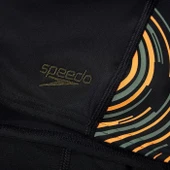 Speedo Placement Print Aquashort Erkek Çocuk Yüzücü Mayosu Siyah thumbnail 5