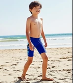 Speedo Hyperboom Panel Jam-mer Erkek Çocuk Yüzücü Mayosu Mavi thumbnail 1