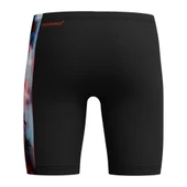 Speedo Digi Allover Panel Jam-mer Erkek Çocuk Yüzücü Mayo Siyah-Turuncu thumbnail 3