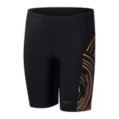 Speedo Plmt Jam-mer Erkek Çocuk Mayosu Siyah-Turuncu - 2