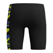 Speedo Hyperboom Panel Jam-mer Erkek Çocuk Yüzücü Mayosu Siyah-Sarı thumbnail 5