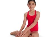 Speedo Kız Çocuk Eco Endurance Madalyalı Kız Çocuk Mayosu Kırmızı thumbnail 4