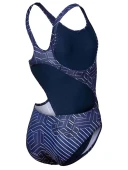 Arena Kık-ko Kız Çocuk Yüzücü Mayosu Lacivert-Beyaz - 8