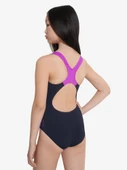 Speedo Digital Baskı Kız Çocuk Yüzücü Mayosu Pembe-Mor thumbnail 2