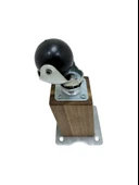 Kale Ahşap Eğimli Top Tekerli Ayak Mobilya Sehpa Tekerli Ayağı(K. CEVİZ)(12CM - 15CM)(CEVİZ AĞACI) Ceviz 15cm 15cm - 2 ADET thumbnail 4