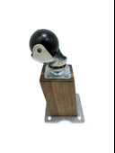 Kale Ahşap Eğimli Top Tekerli Ayak Mobilya Sehpa Tekerli Ayağı(K. CEVİZ)(12CM - 15CM)(CEVİZ AĞACI) Ceviz 15cm 15cm - 2 ADET thumbnail 3