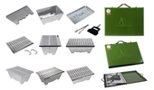 Zugspitzar Artera Metal Çantalı Yağ Oluklu Katlanır Mangal - 2