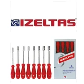 İzeltaş Lokma Uclu Tornavida Takimu (8 Parça, mm) thumbnail 1