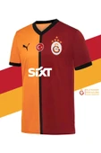 Galatasaray Orijinal 2024/25 Sarı Kırmızı 5 Yıldızlı Taraftar Forma Aslan Baskılı Hediyelik Ahşap Kutulu thumbnail 3