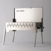 Jetmen Quick Grill Inox Katlanır Mangal - 1