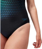 Speedo Dijital Baskılı Medalist Kadın Yüzücü Mayosu Koyu Yeşil - 6