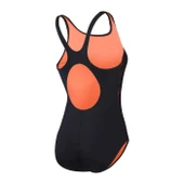 Speedo Hyper Boom Yerleştirmeli Kaslı Sırt Kadın Mayosu Siyah-Bordo thumbnail 8