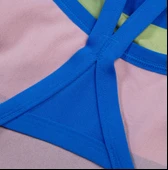 Speedo Placement Digital Turnback Kadın Yüzücü Mayosu Kırmızı-Yeşil thumbnail 10