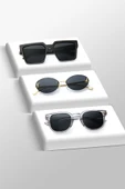 UNISEX GÜNEŞ GÖZLÜĞÜ 3'LÜ SET - 1
