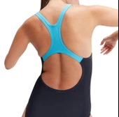 Speedo Medley Logo Kadın Yüzücü Mayosu Lacivert-Turkuaz - 5