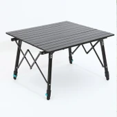 Madfox Skylite Yükseklik Ayarlı Katlanır Kamp Masası 70X70Cm - 2